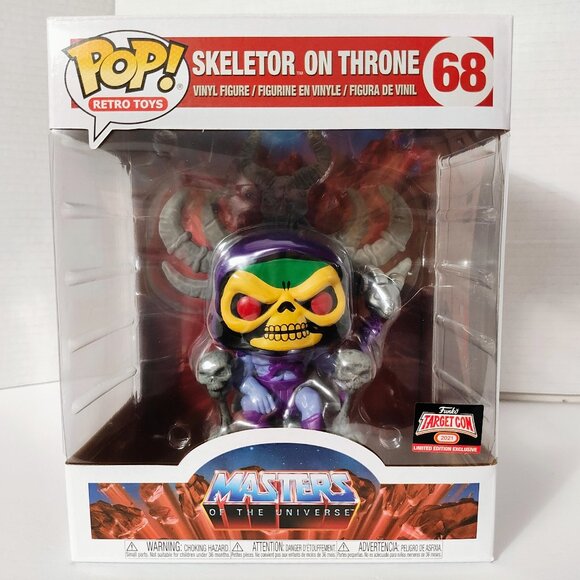 Pop! Retro Toys - MOTU Skeletor on Throne #68 - Target Con 2021 Exclusive - Picture 1 of 8